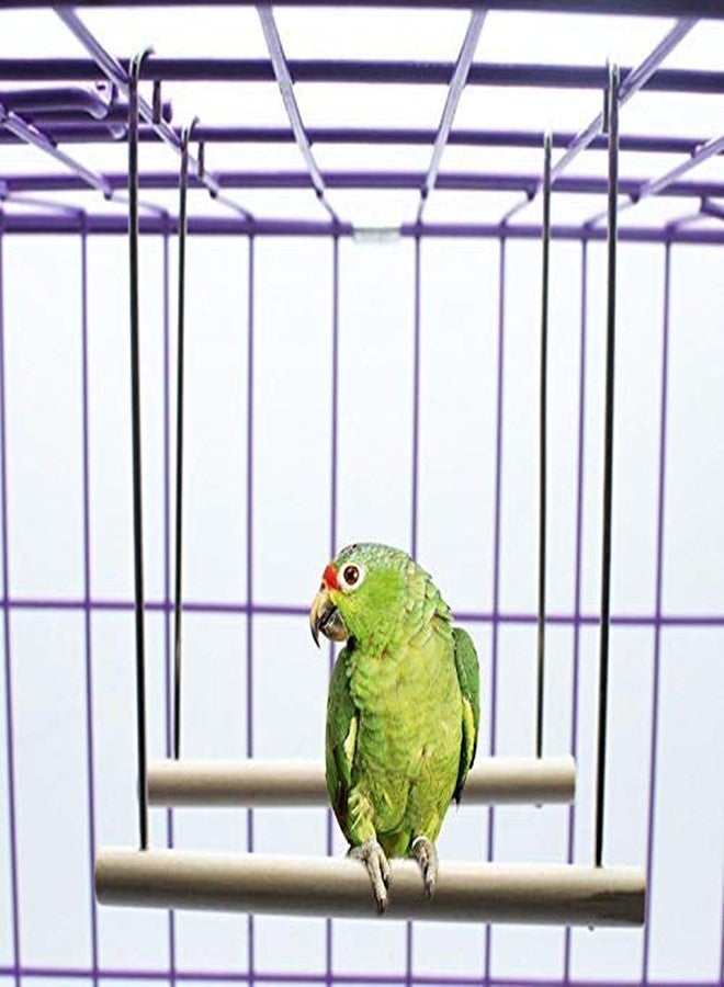 DreamAuro Joyful Perch Swing Toy Cage Hanging Platform, Climbing, Exercise Perch for Birds (Large) - Image 3